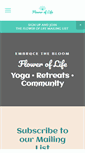 Mobile Screenshot of floweroflifeyoga.com